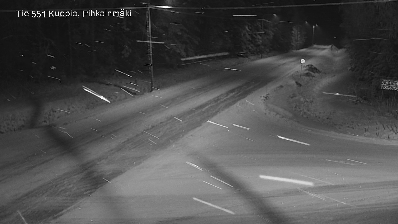 Kelikamerat Kuva Tie 551 Kuopio, Pihkainmäki, Kuopio, Pohjois-Savo