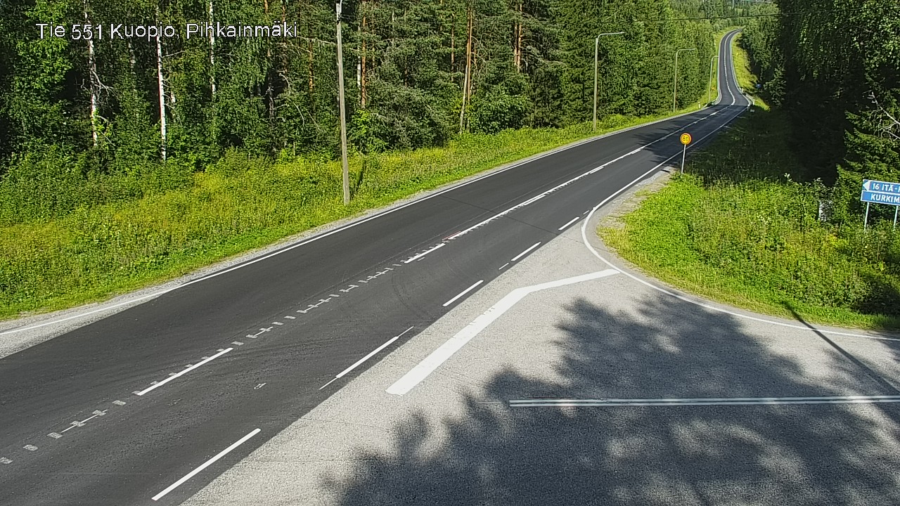 Kelikamerat Kuva Tie 551 Kuopio, Pihkainmäki, Kuopio, Pohjois-Savo