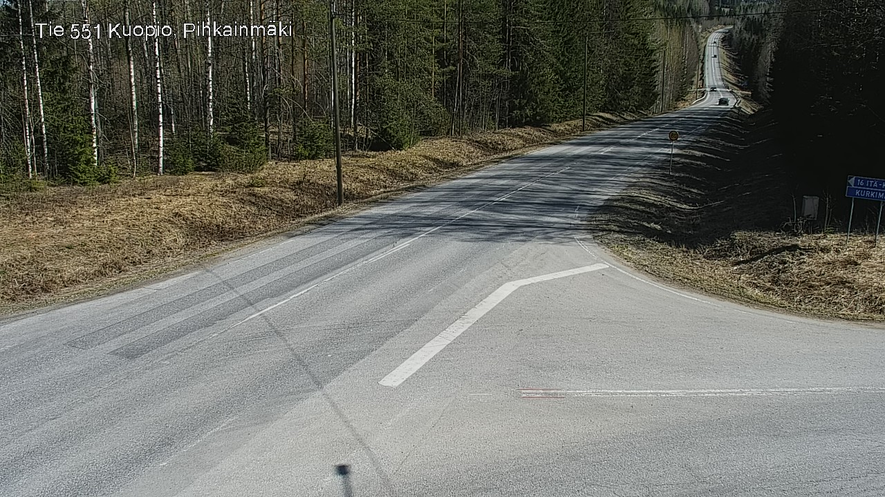 Kelikamerat Kuva Tie 551 Kuopio, Pihkainmäki, Kuopio, Pohjois-Savo