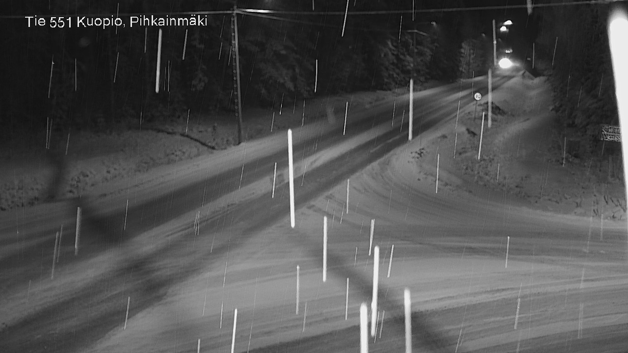 Kelikamerat Kuva Tie 551 Kuopio, Pihkainmäki, Kuopio, Pohjois-Savo