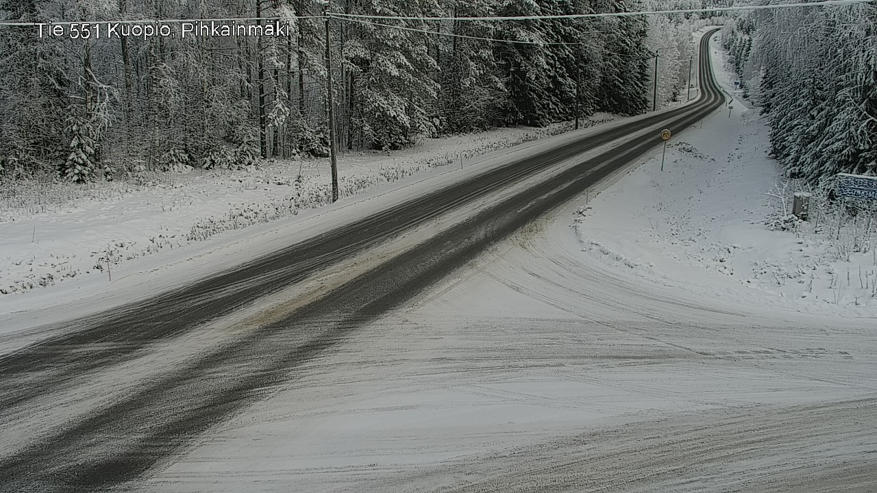 Kelikamerat Kuva Tie 551 Kuopio, Pihkainmäki, Kuopio, Pohjois-Savo