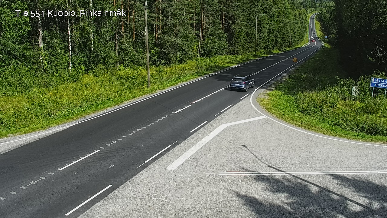 Kelikamerat Kuva Tie 551 Kuopio, Pihkainmäki, Kuopio, Pohjois-Savo