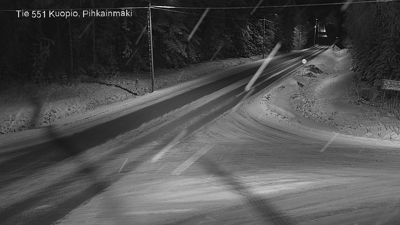 Kelikamerat Kuva Tie 551 Kuopio, Pihkainmäki, Kuopio, Pohjois-Savo