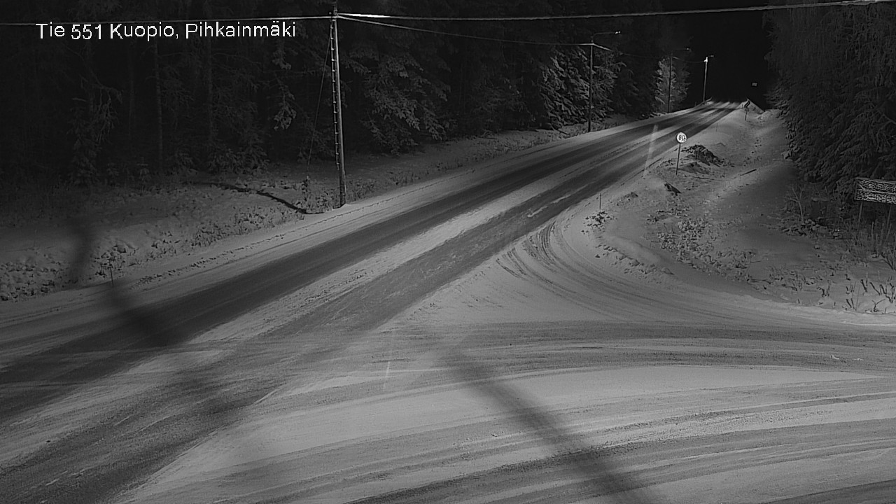 Kelikamerat Kuva Tie 551 Kuopio, Pihkainmäki, Kuopio, Pohjois-Savo