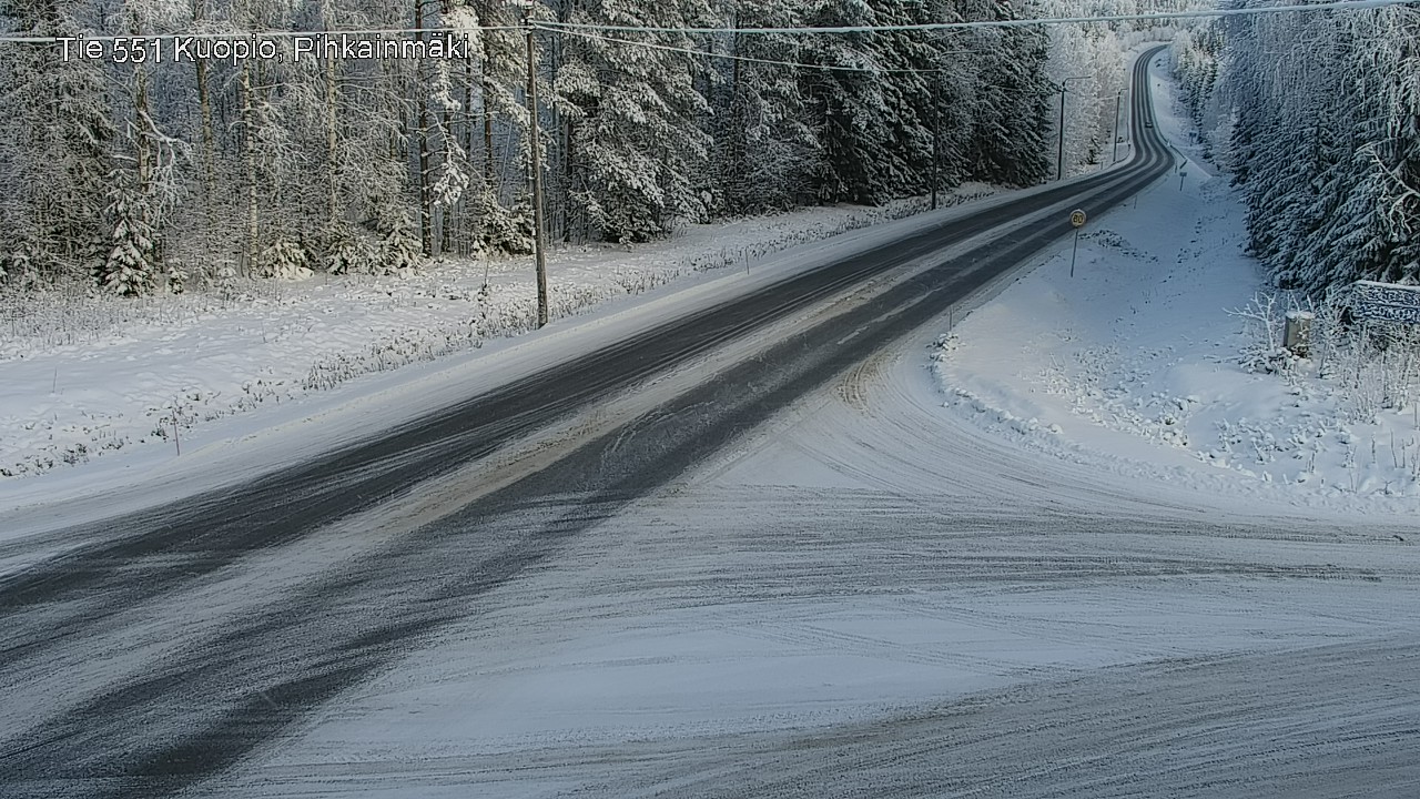 Kelikamerat Kuva Tie 551 Kuopio, Pihkainmäki, Kuopio, Pohjois-Savo
