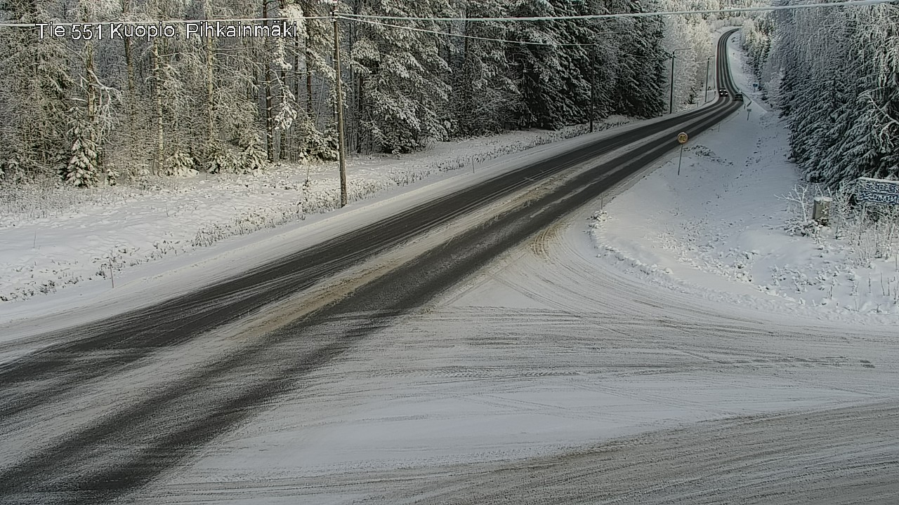 Kelikamerat Kuva Tie 551 Kuopio, Pihkainmäki, Kuopio, Pohjois-Savo