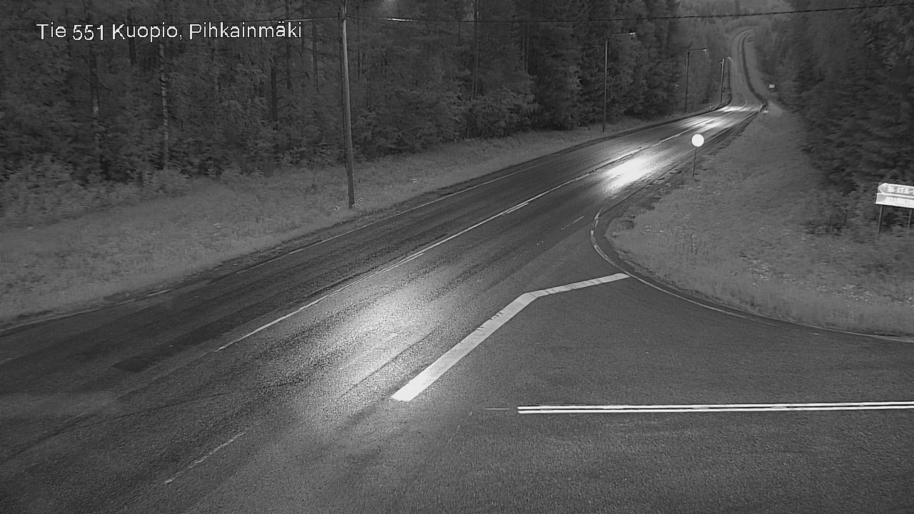 Kelikamerat Kuva Tie 551 Kuopio, Pihkainmäki, Kuopio, Pohjois-Savo