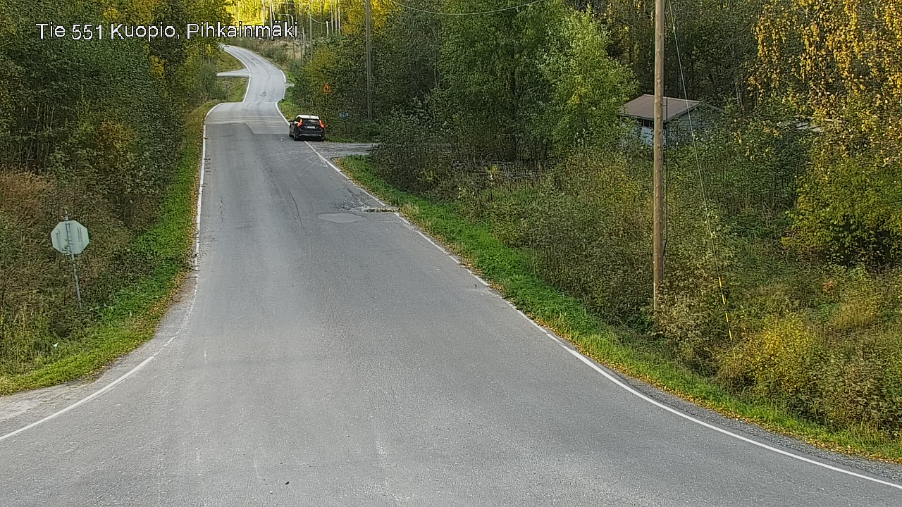 Kelikamerat Kuva Tie 551 Kuopio, Pihkainmäki, Kuopio, Pohjois-Savo