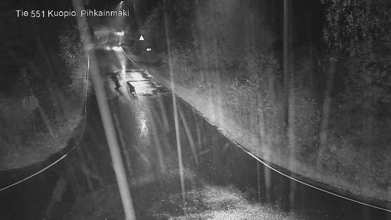 Weather Camera Image Road 551 Kuopio, Pihkainmäki, Kuopio, Pohjois-Savo