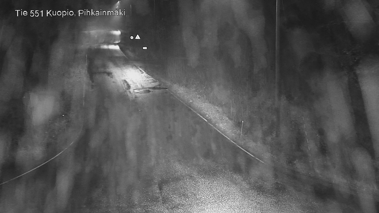 Weather Camera Image Road 551 Kuopio, Pihkainmäki, Kuopio, Pohjois-Savo