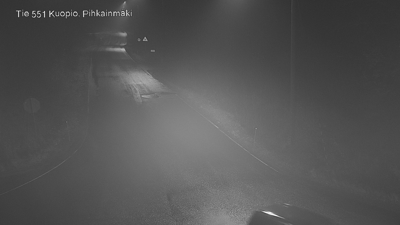 Weather Camera Image Road 551 Kuopio, Pihkainmäki, Kuopio, Pohjois-Savo