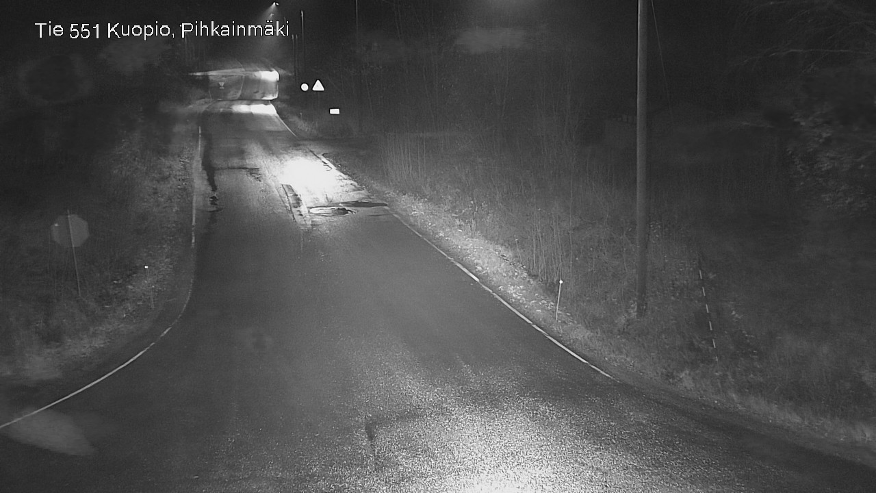 Weather Camera Image Road 551 Kuopio, Pihkainmäki, Kuopio, Pohjois-Savo