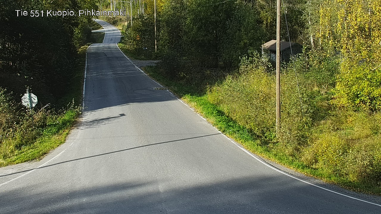 Kelikamerat Kuva Tie 551 Kuopio, Pihkainmäki, Kuopio, Pohjois-Savo