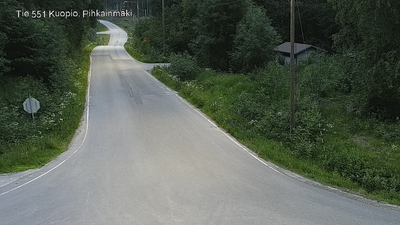 Kelikamerat Kuva Tie 551 Kuopio, Pihkainmäki, Kuopio, Pohjois-Savo