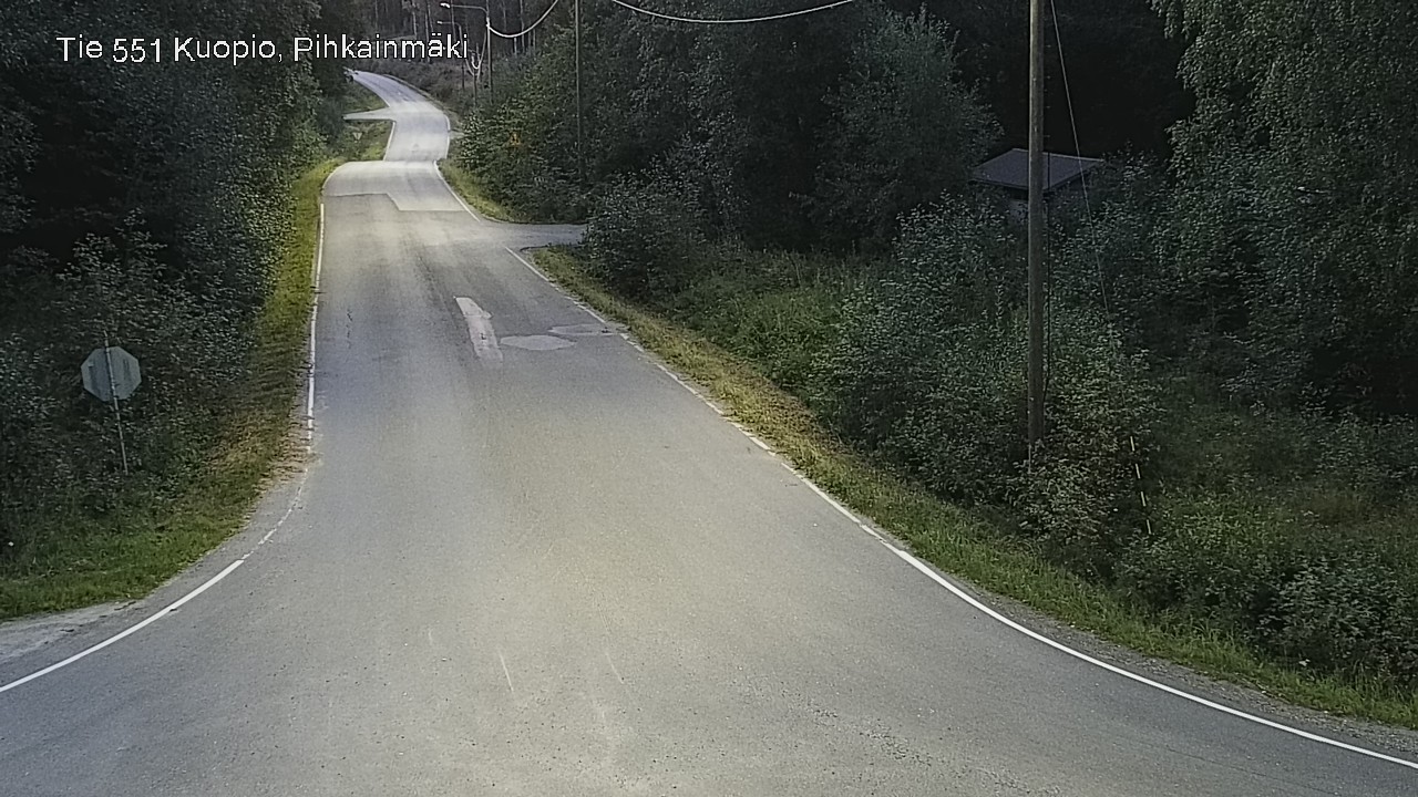 Kelikamerat Kuva Tie 551 Kuopio, Pihkainmäki, Kuopio, Pohjois-Savo