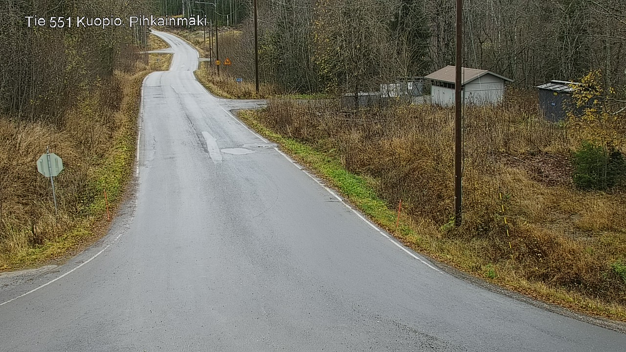 Weather Camera Image Väg 551 Kuopio, Pihkainmäki, Kuopio, Pohjois-Savo