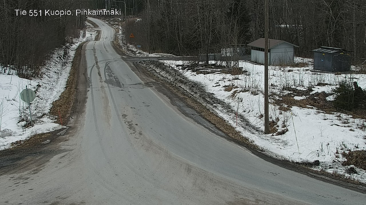 Weather Camera Image Road 551 Kuopio, Pihkainmäki, Kuopio, Pohjois-Savo