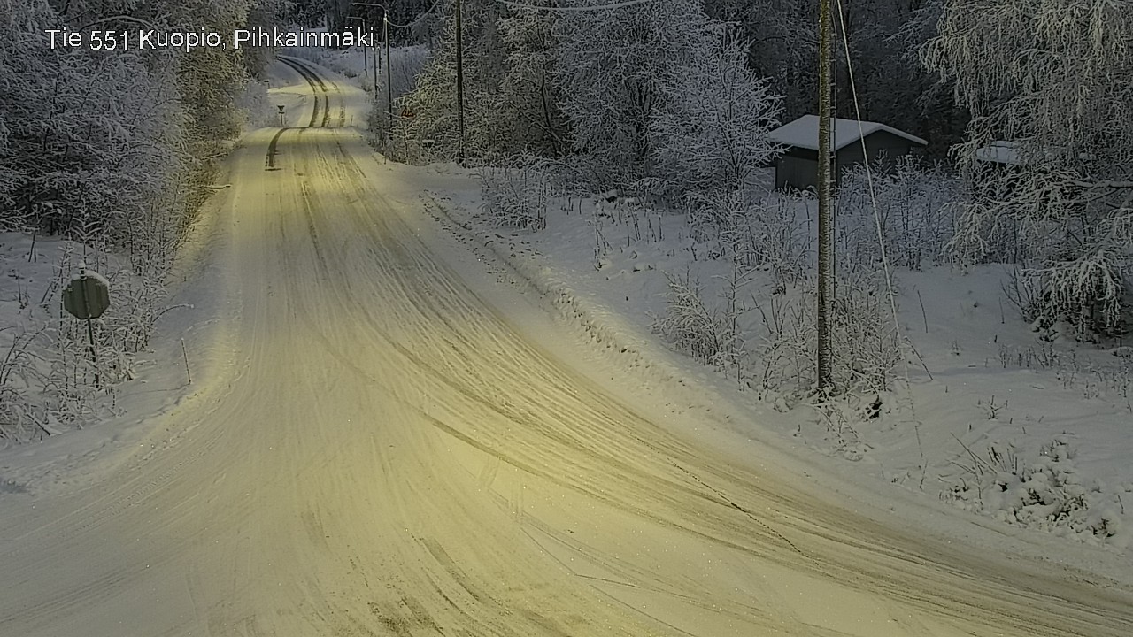 Kelikamerat Kuva Tie 551 Kuopio, Pihkainmäki, Kuopio, Pohjois-Savo