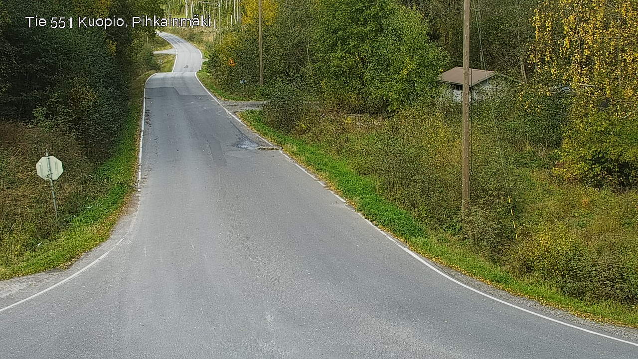 Kelikamerat Kuva Tie 551 Kuopio, Pihkainmäki, Kuopio, Pohjois-Savo