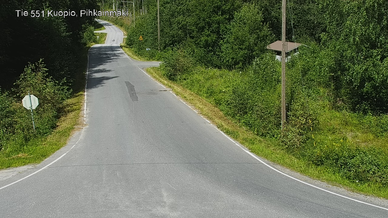 Kelikamerat Kuva Tie 551 Kuopio, Pihkainmäki, Kuopio, Pohjois-Savo