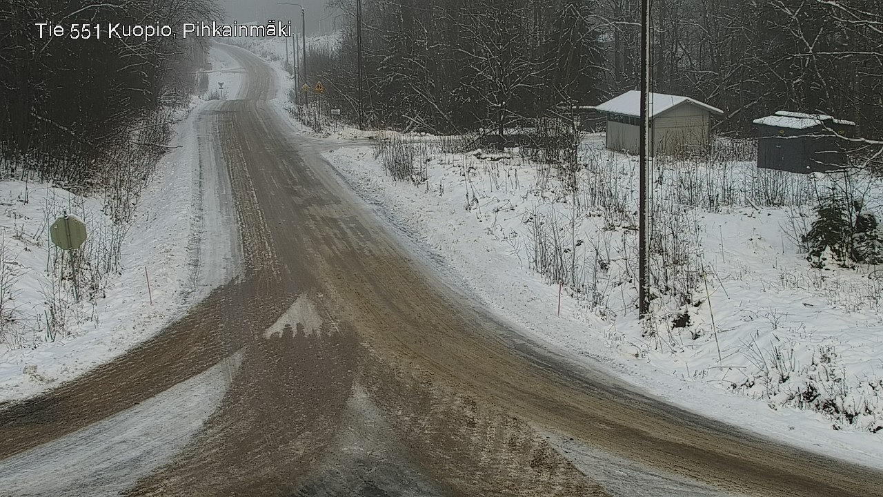 Weather Camera Image Road 551 Kuopio, Pihkainmäki, Kuopio, Pohjois-Savo