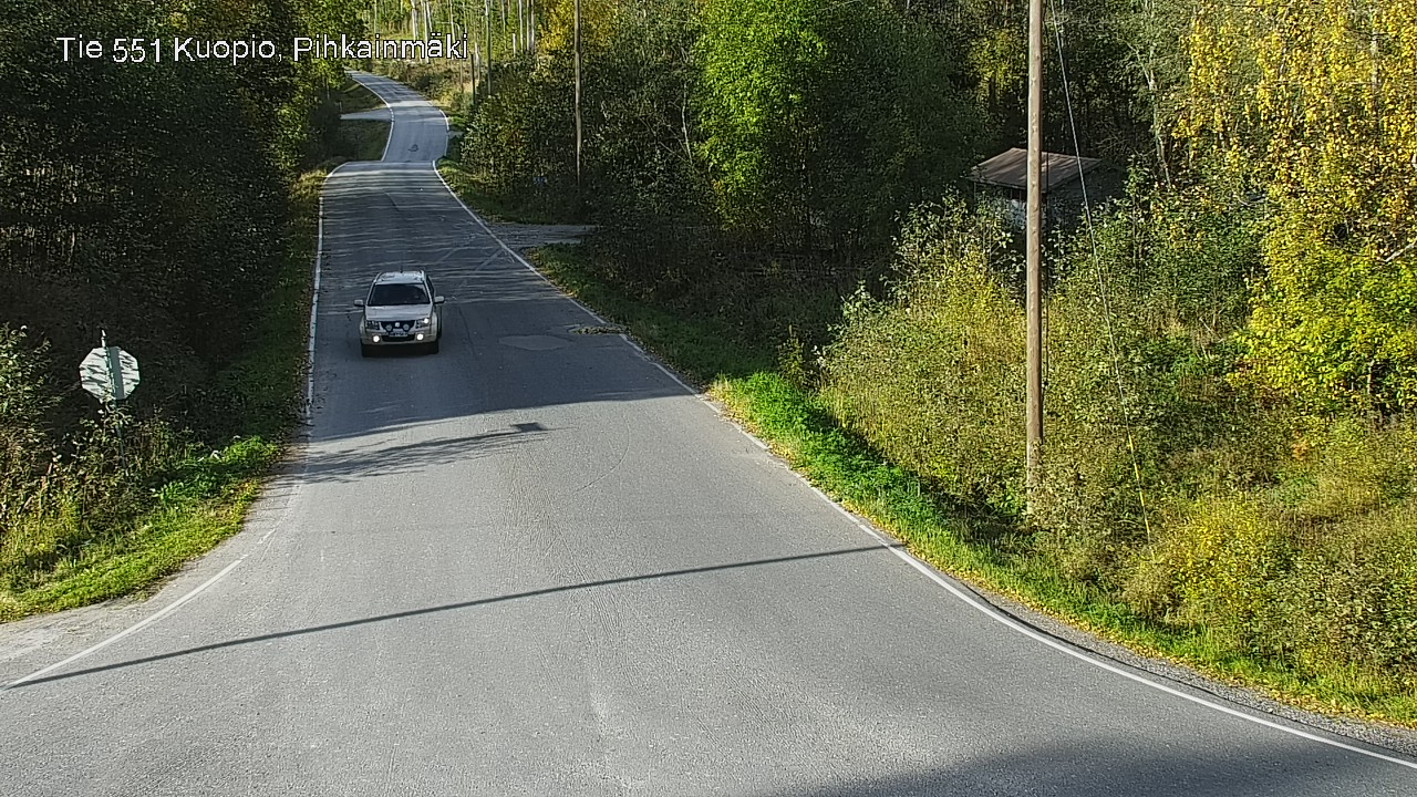 Kelikamerat Kuva Tie 551 Kuopio, Pihkainmäki, Kuopio, Pohjois-Savo