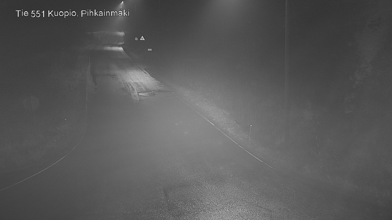 Weather Camera Image Road 551 Kuopio, Pihkainmäki, Kuopio, Pohjois-Savo