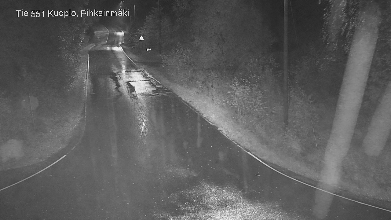Weather Camera Image Road 551 Kuopio, Pihkainmäki, Kuopio, Pohjois-Savo