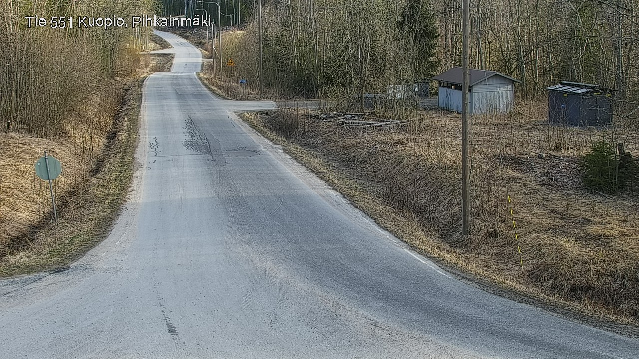 Weather Camera Image Road 551 Kuopio, Pihkainmäki, Kuopio, Pohjois-Savo