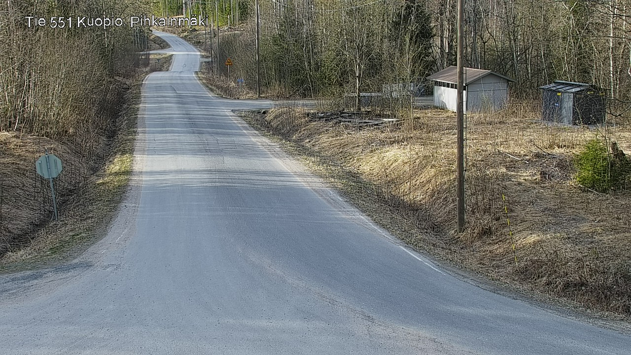 Weather Camera Image Road 551 Kuopio, Pihkainmäki, Kuopio, Pohjois-Savo