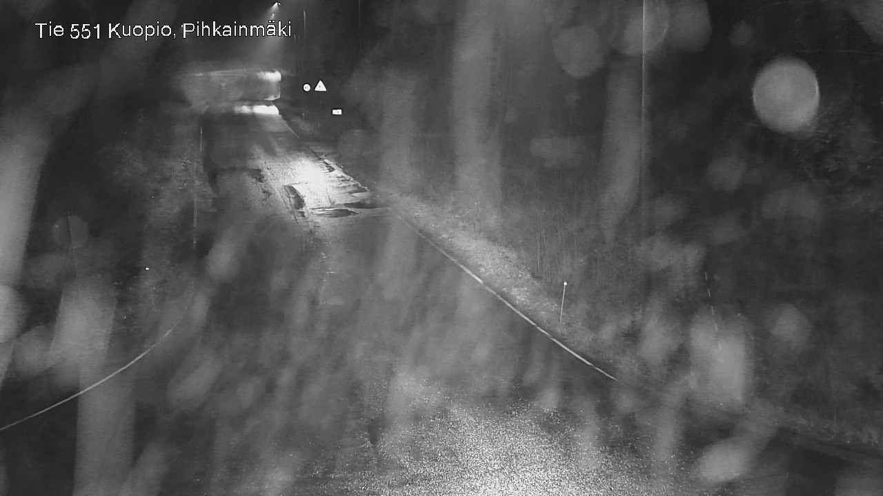 Weather Camera Image Road 551 Kuopio, Pihkainmäki, Kuopio, Pohjois-Savo