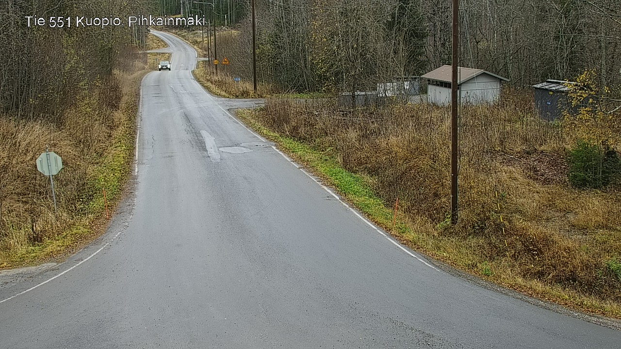 Weather Camera Image Väg 551 Kuopio, Pihkainmäki, Kuopio, Pohjois-Savo