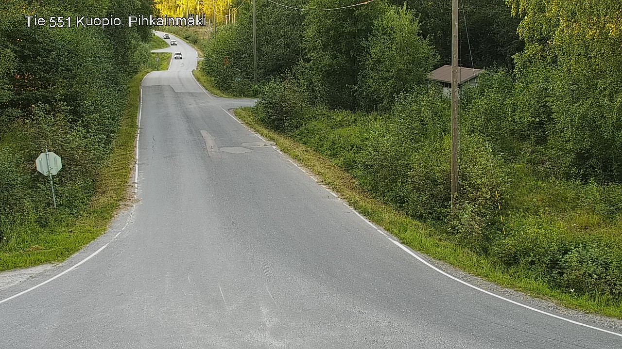 Kelikamerat Kuva Tie 551 Kuopio, Pihkainmäki, Kuopio, Pohjois-Savo