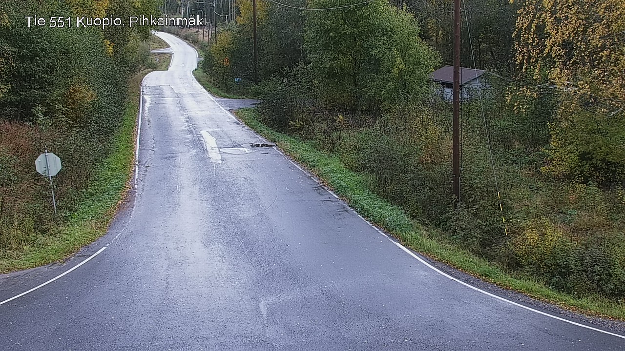 Weather Camera Image Road 551 Kuopio, Pihkainmäki, Kuopio, Pohjois-Savo