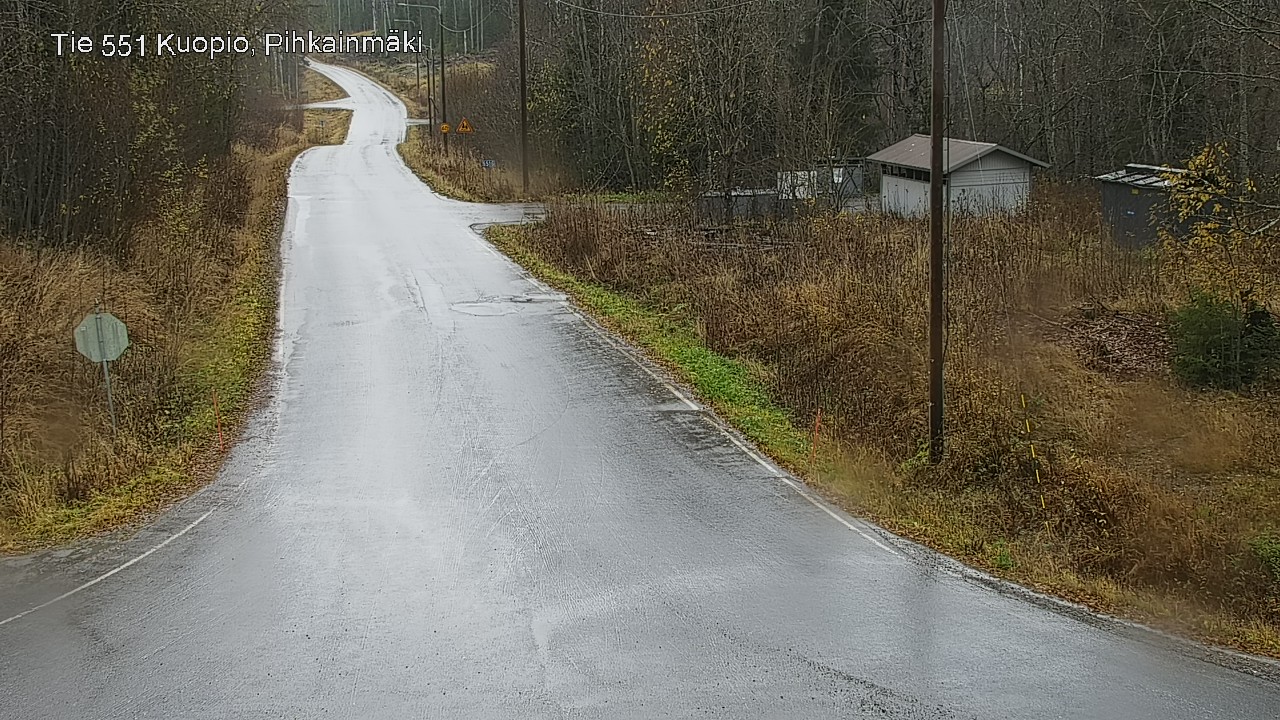 Weather Camera Image Väg 551 Kuopio, Pihkainmäki, Kuopio, Pohjois-Savo