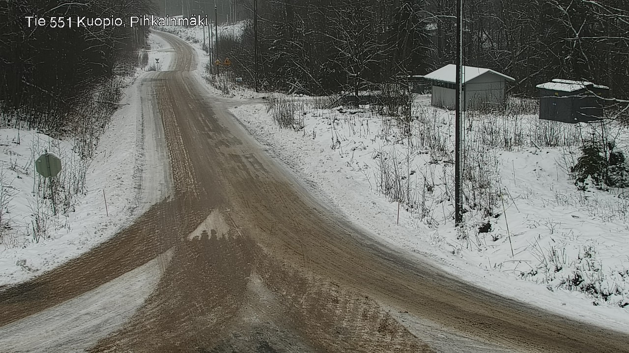 Weather Camera Image Road 551 Kuopio, Pihkainmäki, Kuopio, Pohjois-Savo