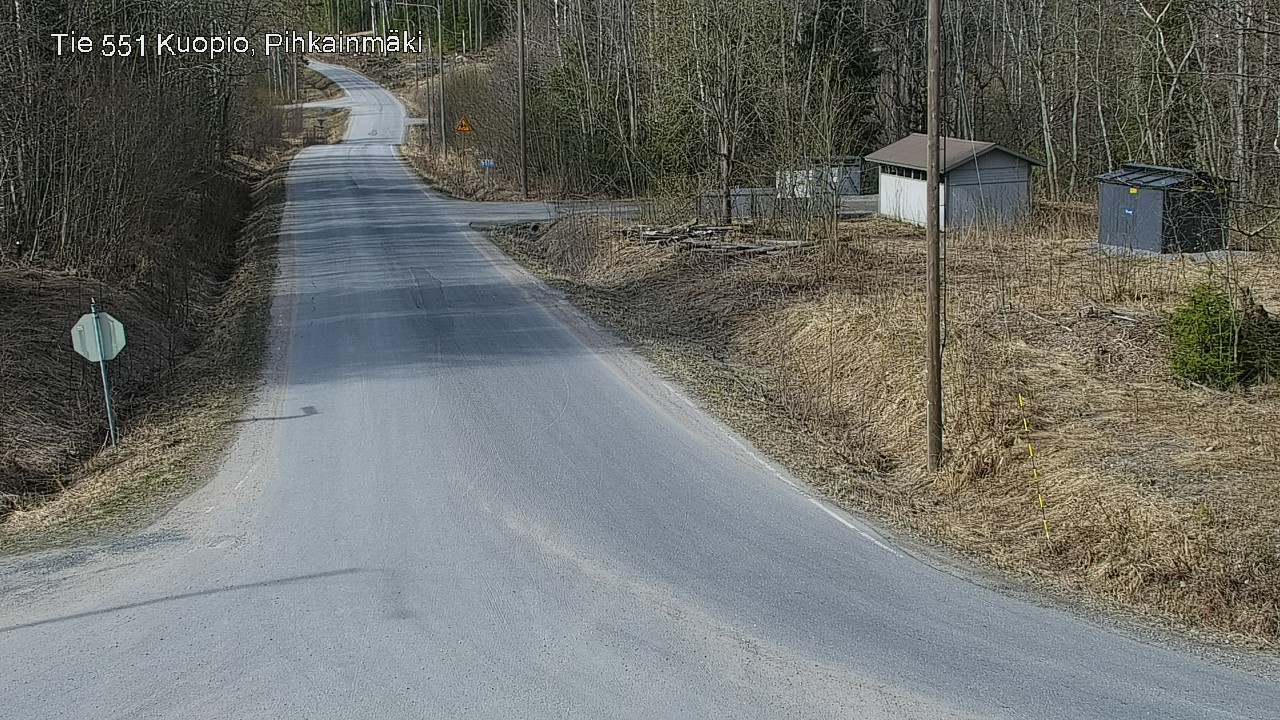 Weather Camera Image Road 551 Kuopio, Pihkainmäki, Kuopio, Pohjois-Savo