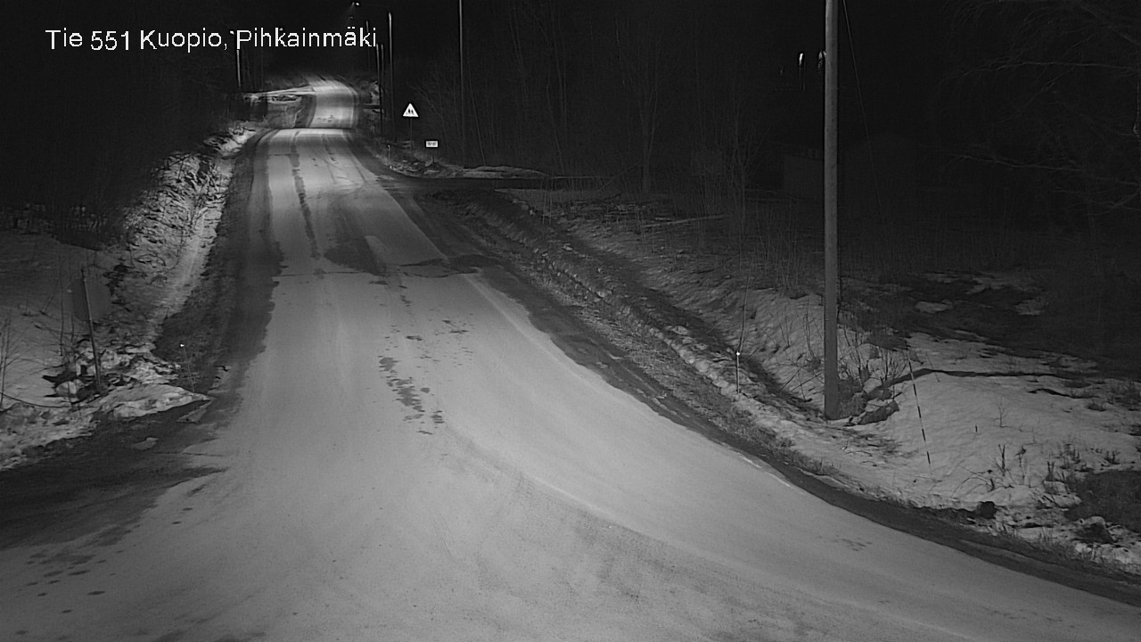 Weather Camera Image Väg 551 Kuopio, Pihkainmäki, Kuopio, Pohjois-Savo