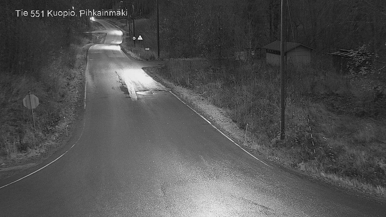 Weather Camera Image Väg 551 Kuopio, Pihkainmäki, Kuopio, Pohjois-Savo