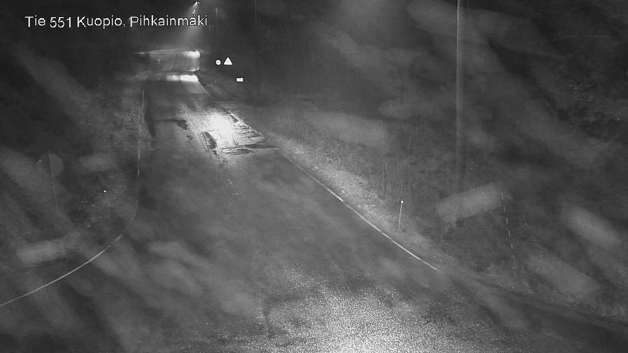 Weather Camera Image Road 551 Kuopio, Pihkainmäki, Kuopio, Pohjois-Savo