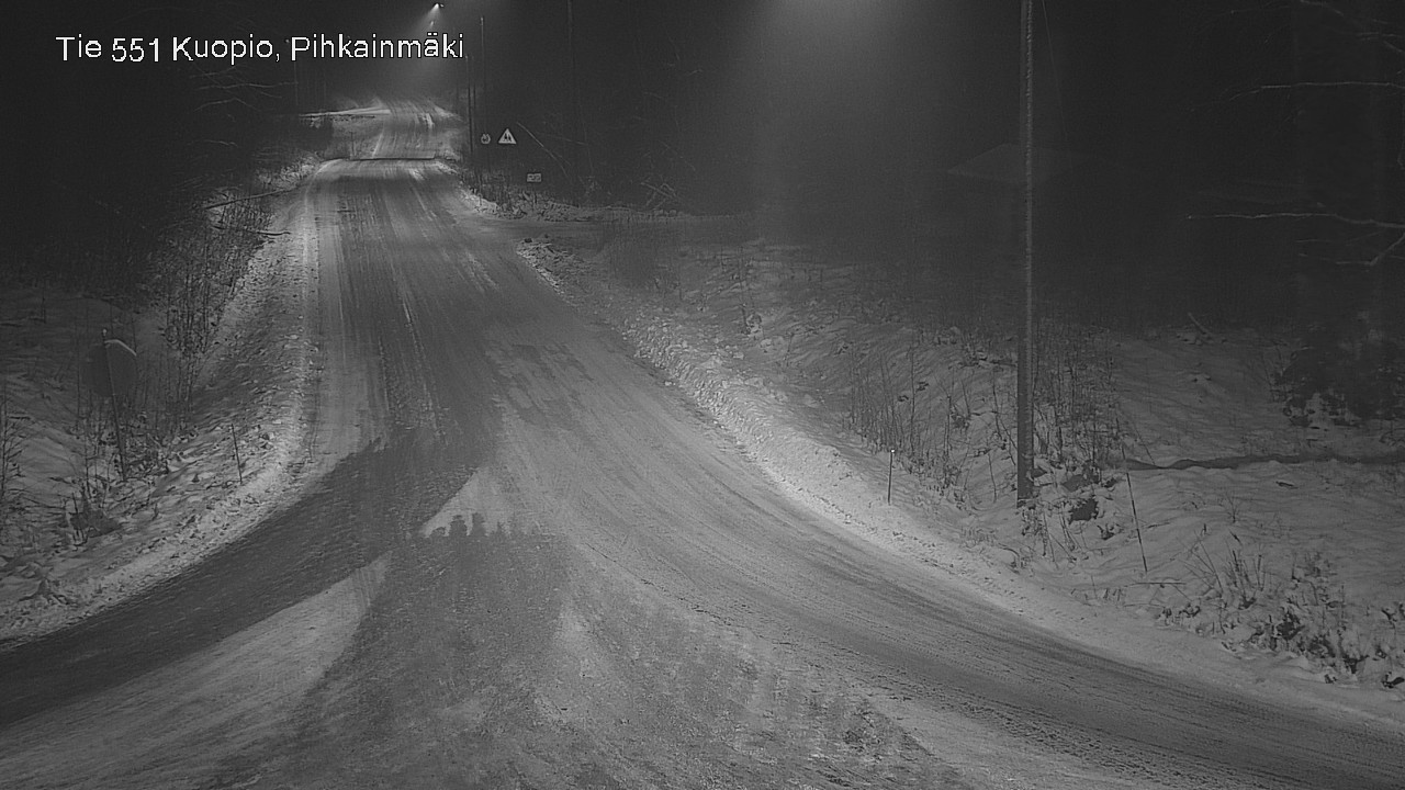 Weather Camera Image Road 551 Kuopio, Pihkainmäki, Kuopio, Pohjois-Savo