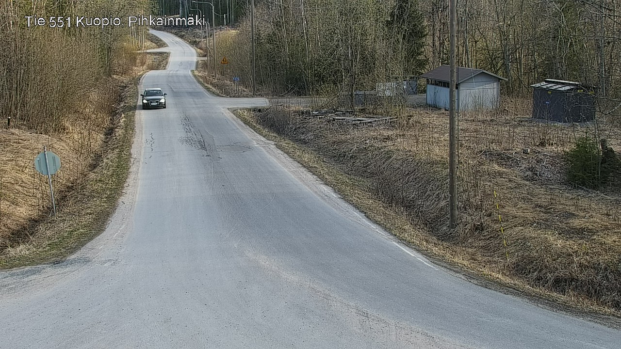Kelikamerat Kuva Tie 551 Kuopio, Pihkainmäki, Kuopio, Pohjois-Savo