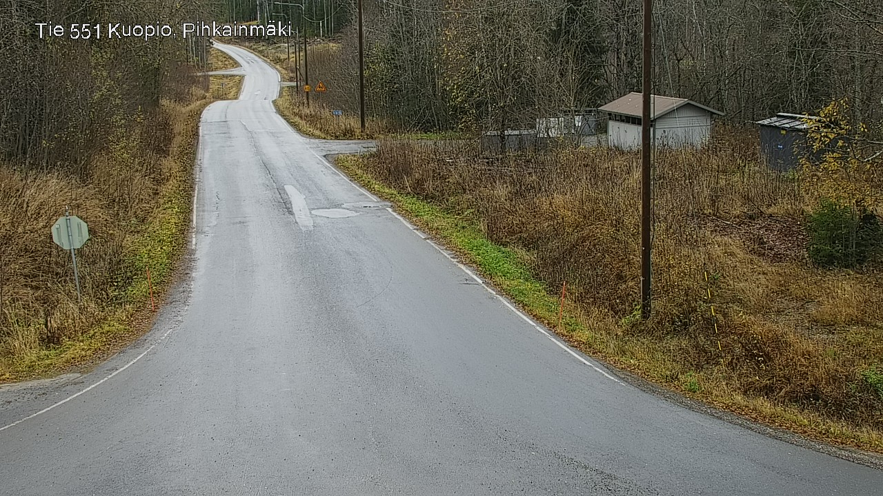 Weather Camera Image Väg 551 Kuopio, Pihkainmäki, Kuopio, Pohjois-Savo