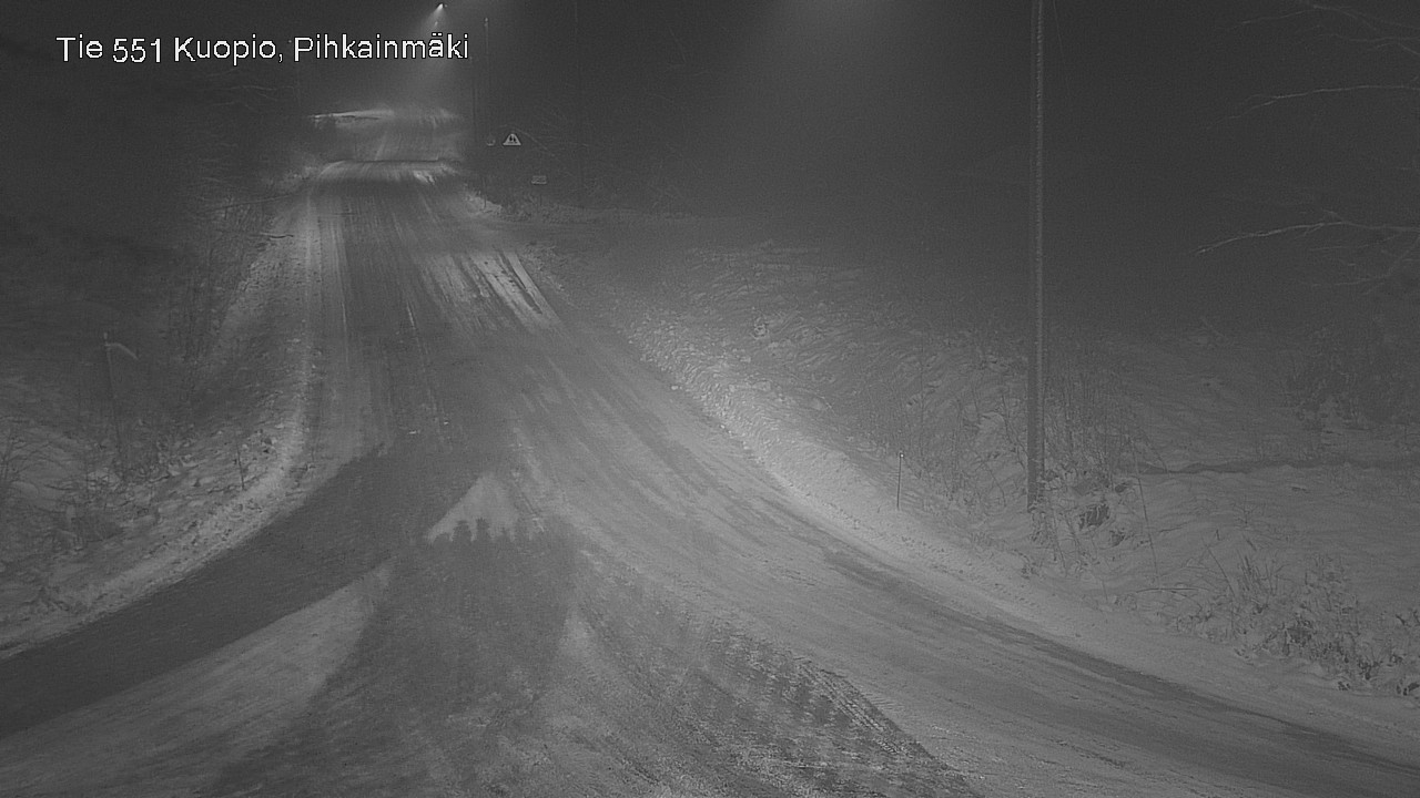 Weather Camera Image Road 551 Kuopio, Pihkainmäki, Kuopio, Pohjois-Savo