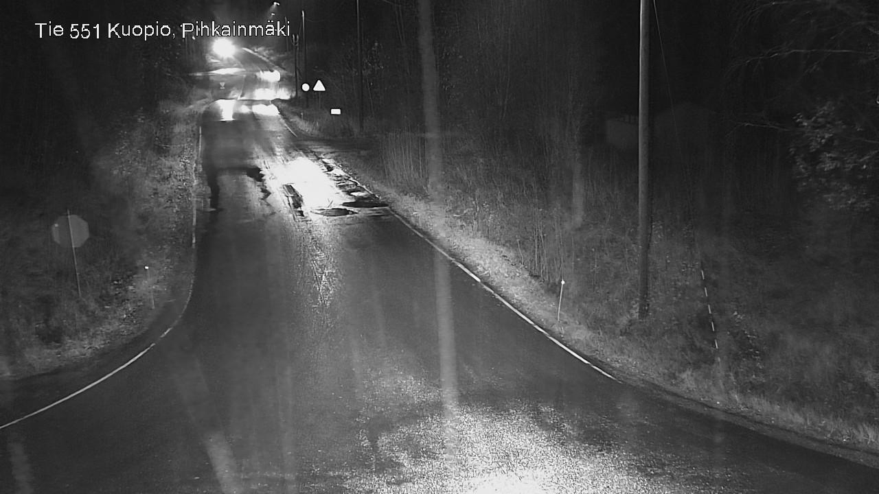 Weather Camera Image Väg 551 Kuopio, Pihkainmäki, Kuopio, Pohjois-Savo