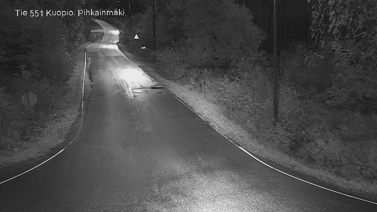 Weather Camera Image Road 551 Kuopio, Pihkainmäki, Kuopio, Pohjois-Savo