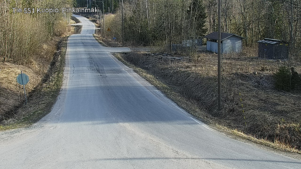 Kelikamerat Kuva Tie 551 Kuopio, Pihkainmäki, Kuopio, Pohjois-Savo