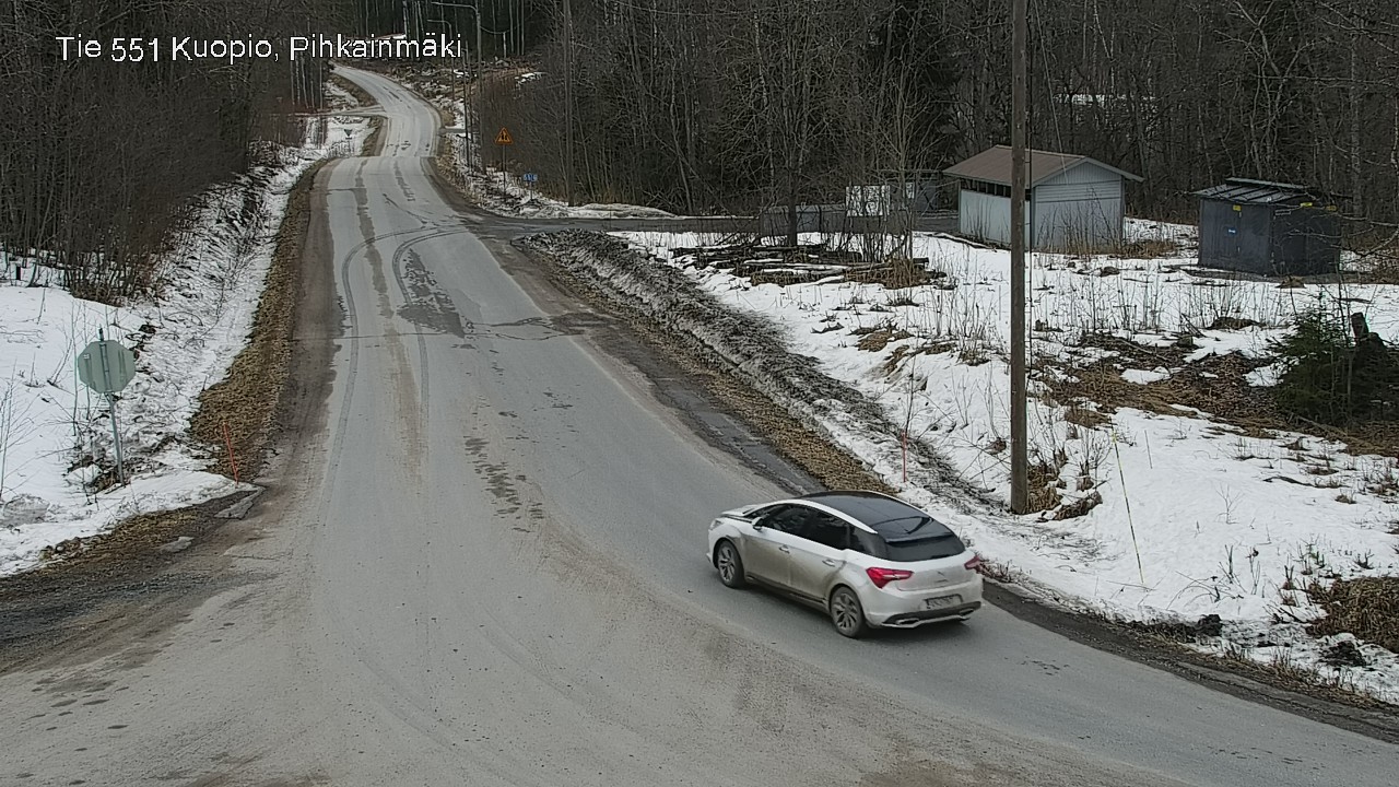 Kelikamerat Kuva Tie 551 Kuopio, Pihkainmäki, Kuopio, Pohjois-Savo