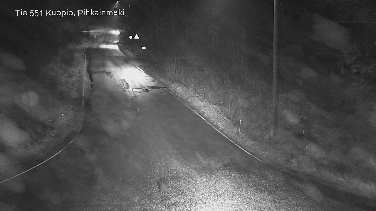 Weather Camera Image Road 551 Kuopio, Pihkainmäki, Kuopio, Pohjois-Savo