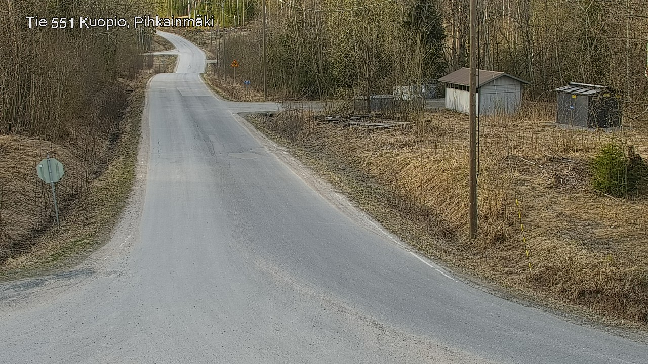 Weather Camera Image Road 551 Kuopio, Pihkainmäki, Kuopio, Pohjois-Savo